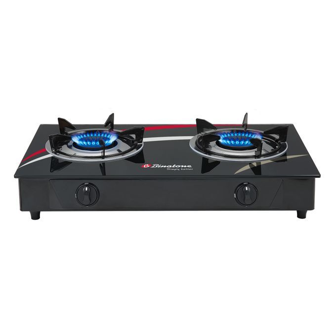 Table Top Gas Glass 2burners