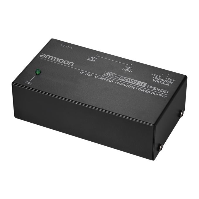 Ammoon Ultra-compact Condenser Microphone   Supply +12V