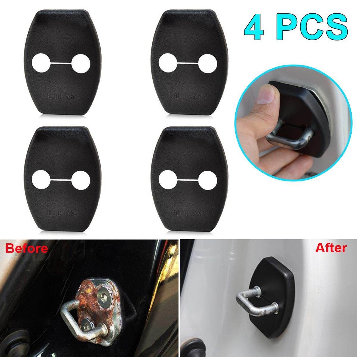 4pcs Truck Door Lock Protector Buckle Cover Caps Decoration For To Yo Ta Accessories