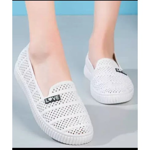Ladies Rubber Shoes - White