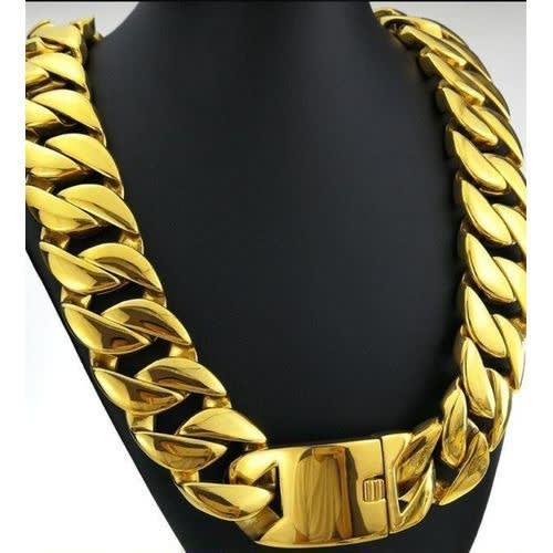 Thick Men's Gold Cuban Link Chain