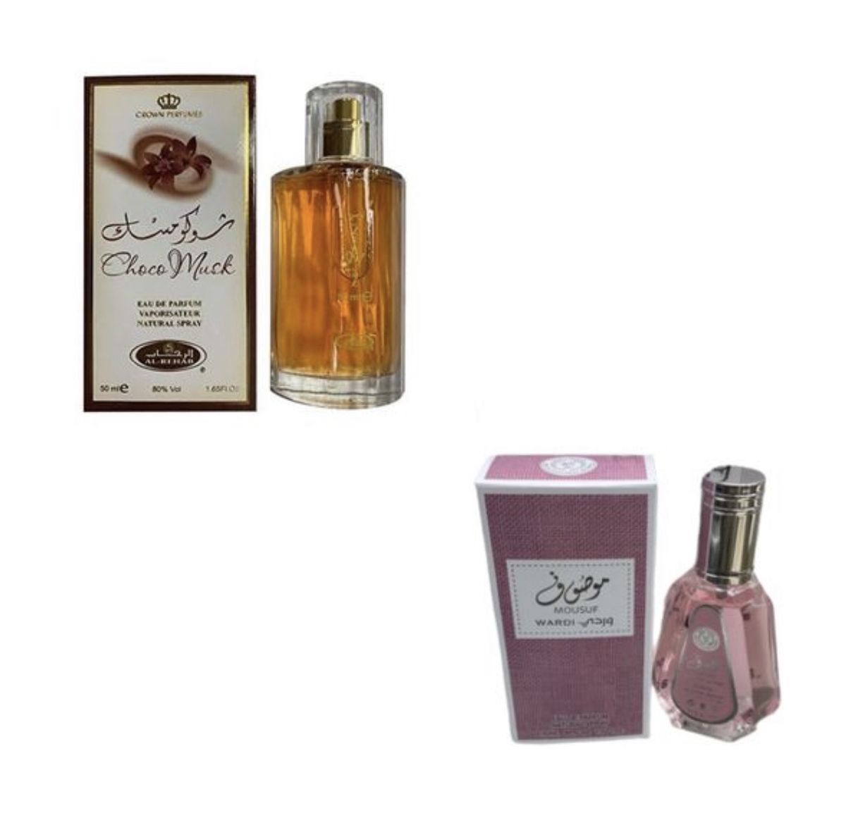 Choco Musk 50ml + Mousuf Wardi 50ml EDP Perfume
