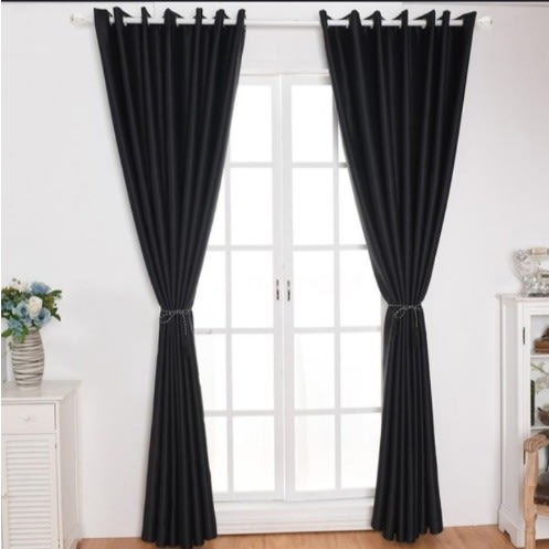 7.5ft By 7.5ft High Quality Curtains -black
