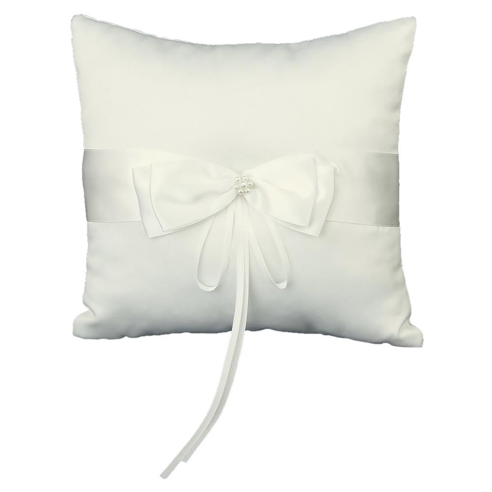 Faux Pea Decorated Wedding Ring Pillow Cushion Bearer 20