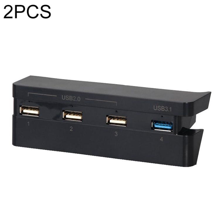 2 PCS Extend USB Adapter Accessories For PS4 Slim