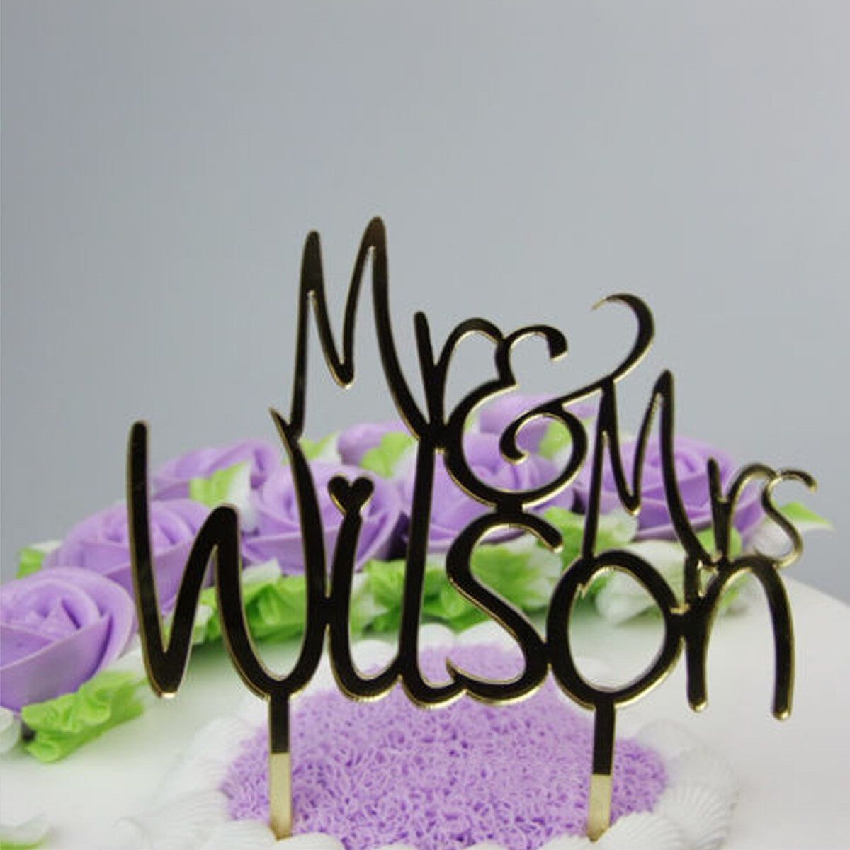 Couple Wedding Cake Topper Party Favors Romantic Anniversary Decor