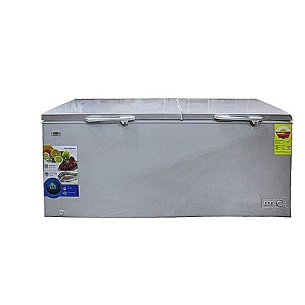 Double Door Chest Freezer Frz Fc 68dd - 520liters-silver