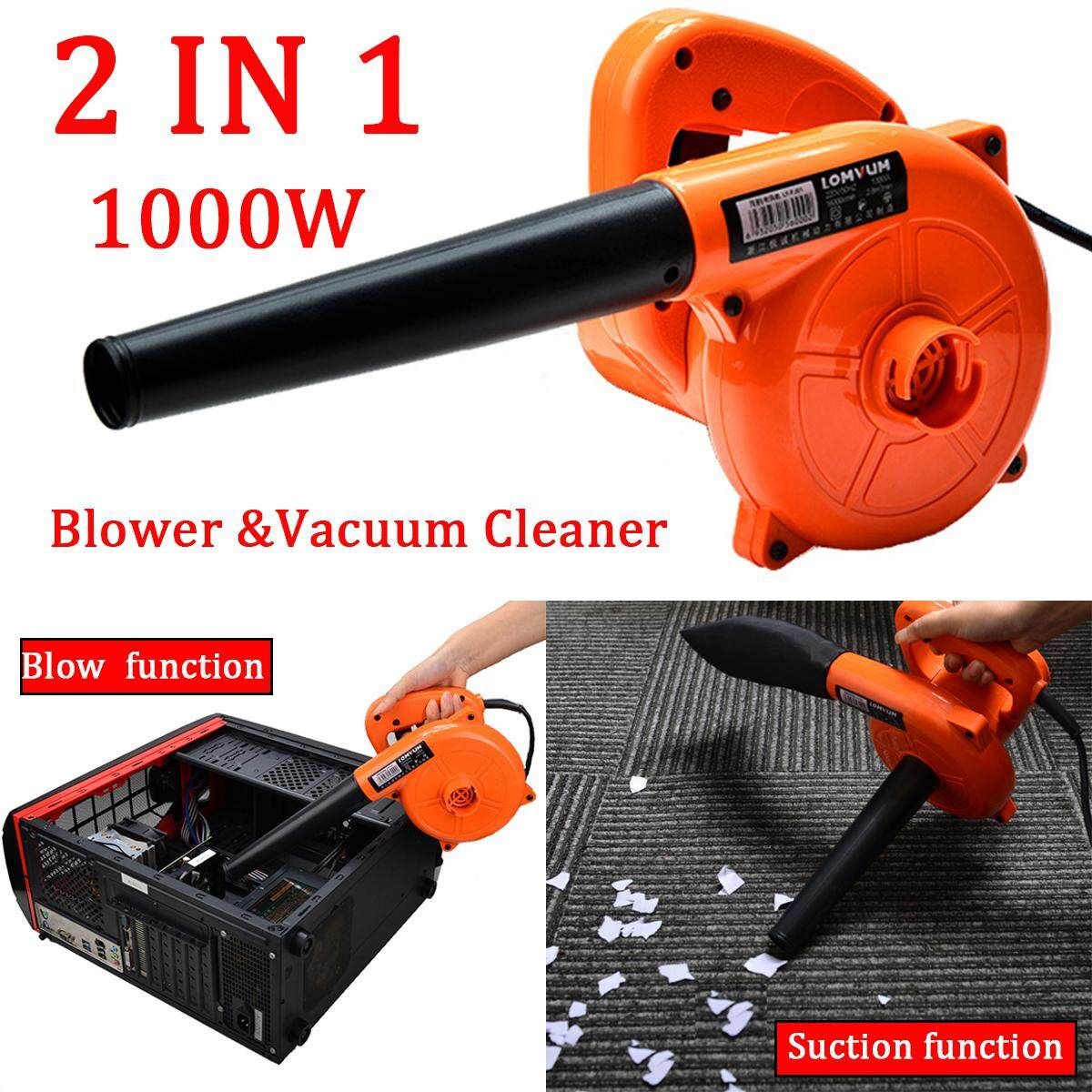 1000W 2IN 1 Hand-Held Electric Air Turbo Blower Dust Vacuum Cleaner Car Computer