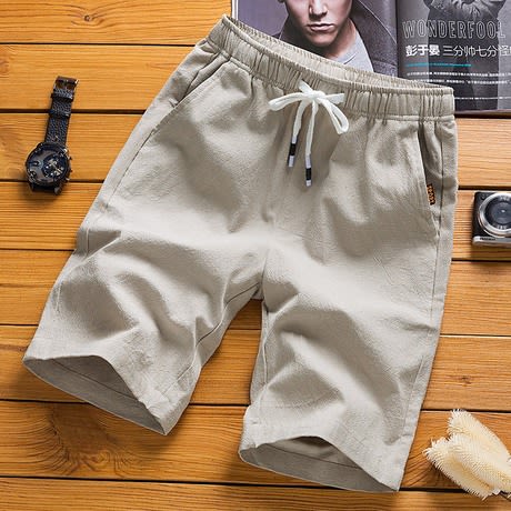 Cotton Short For Male - Beige