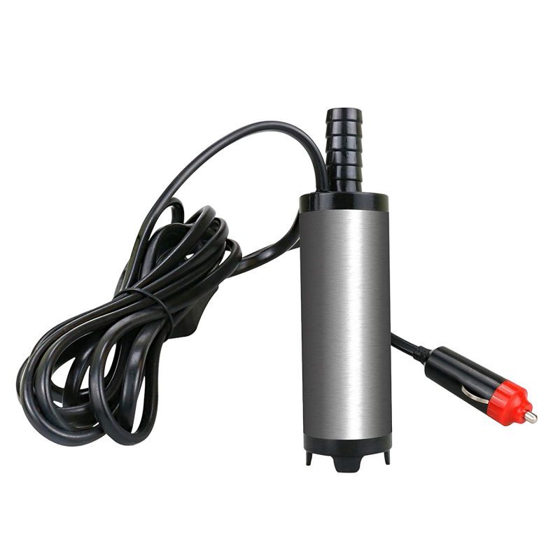 Pump Fuel Water Oil Barrel With Car Pump Charger Multi-Purpose Portable Oil Transfer Pump A2