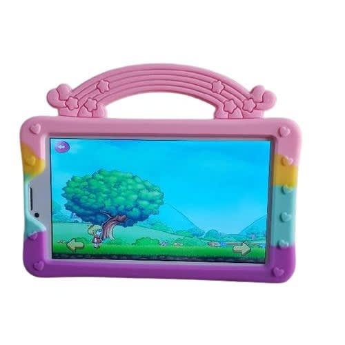 Lenosed A75 Educational Kids Tablet - 7 Inches 4GB RAM - 64GB ROM - Android 6.1- Dual Sim- Multicolor