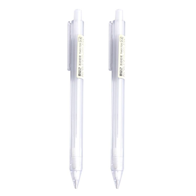 3 PCS Activity Pencil Frosted Transparent Hexagon Pen Student Pencil, Refill:0.5mm, Lead Hardness:2B