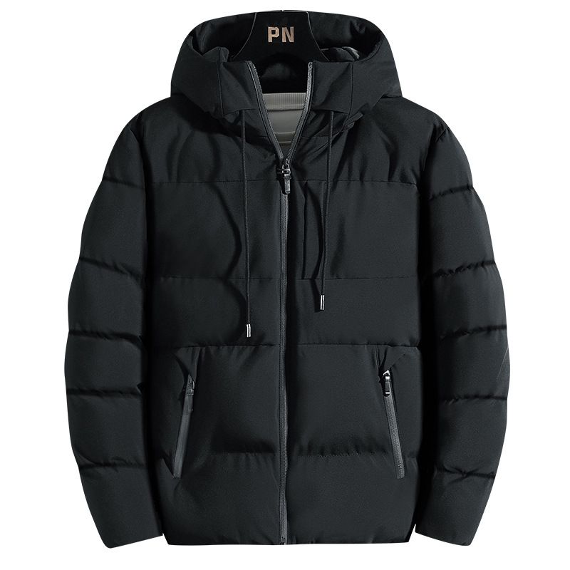 Men Winter Jacket Casual Hooded Padded Warm Down Padded Jacket
