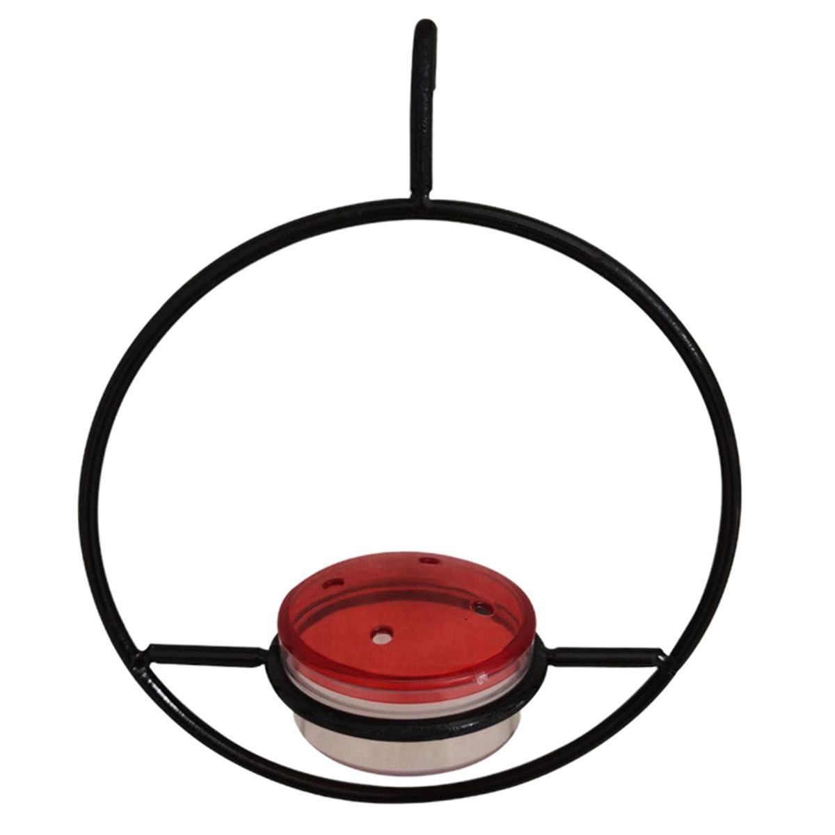 Patio Bird Feeder Easy-fill Hummingbird Feeder Capacity Leak-proof Black