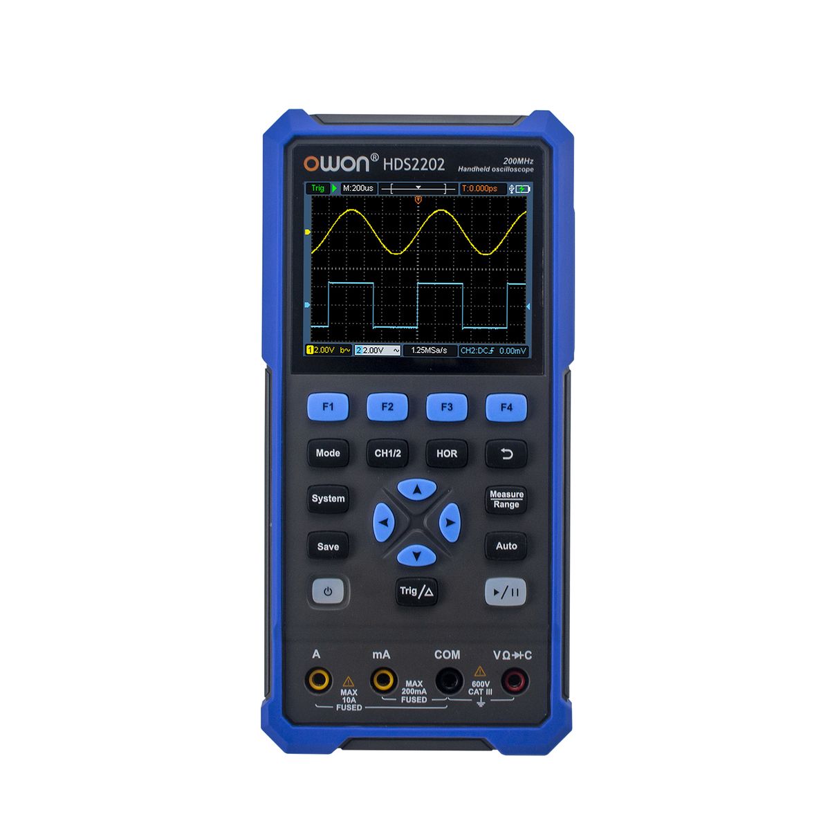 Hds2202 Handheld Digital Oscilloscope Multimeter
