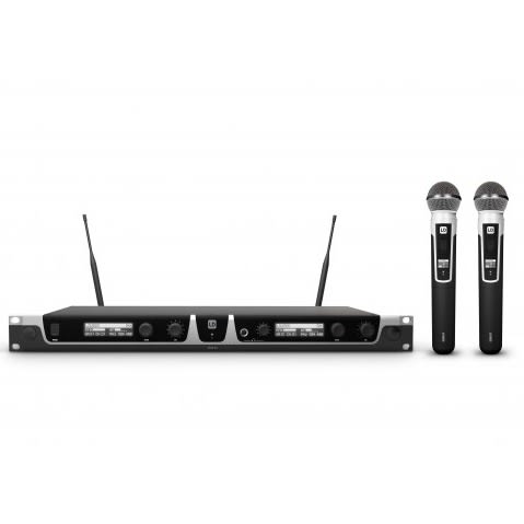 U506 Hhd 2 Dual - Wireless Microphone System With 2 X Dynamic Handheld Microphone