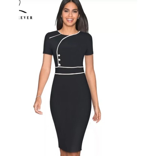 Botton Office Bodycom Dress