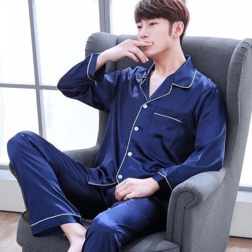 Men Silk  Pyjamas