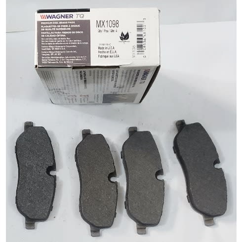 Wagner Mx 1098 Semi-metallic Front Brake Pad Set