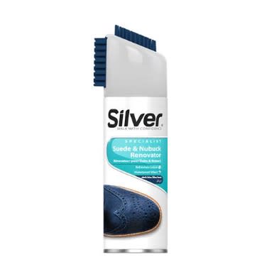 Silver Suede Shoe Spray Polish - 200ml - Blue