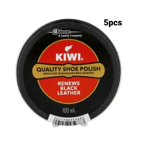 Polish For Leather Shoe - 5 Pieces - 100ml - Black