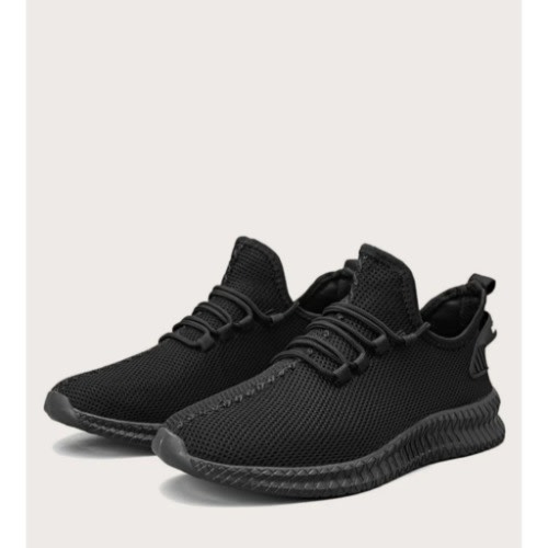 Breathable Men Sneakers - Black