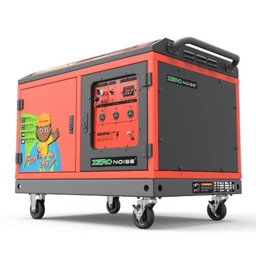 6kva Gasoline Soundproof Key Starter Noiseless Generator Set - 220v