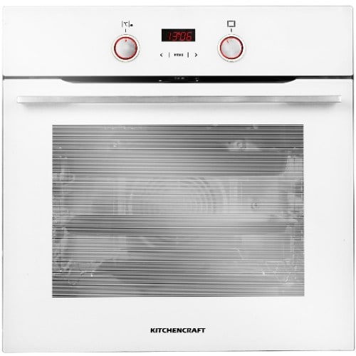 60cm Built In Electric Oven White - Illuminated Knobs -Smart Series - Boi625w