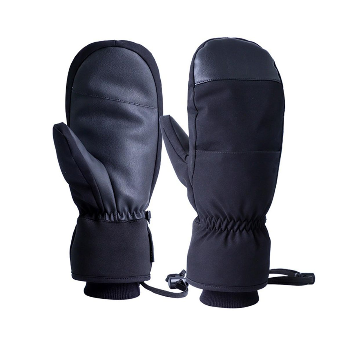 1 Pair Warm Touch Screen Finger Winter Black
