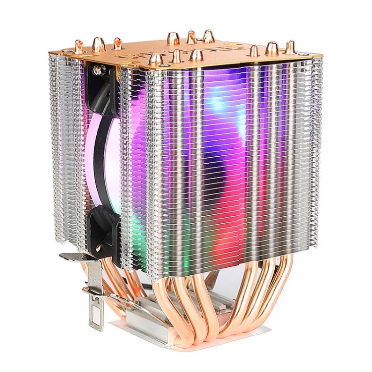 Computer  CPU Radiator CPU Fan,Spec: RGB Light Single Fan