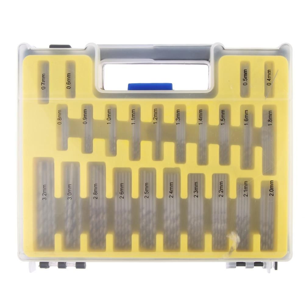 0.4mm-3.2 150Pcs Mini Twist Drill Bit Kit HSS Micro Precision Twist Drill For