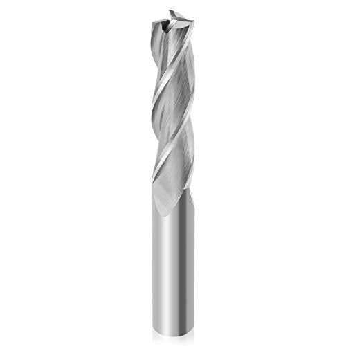 EANOSIC Upcut Spiral Router Bit 3Flute With 12 Shank Extra L
