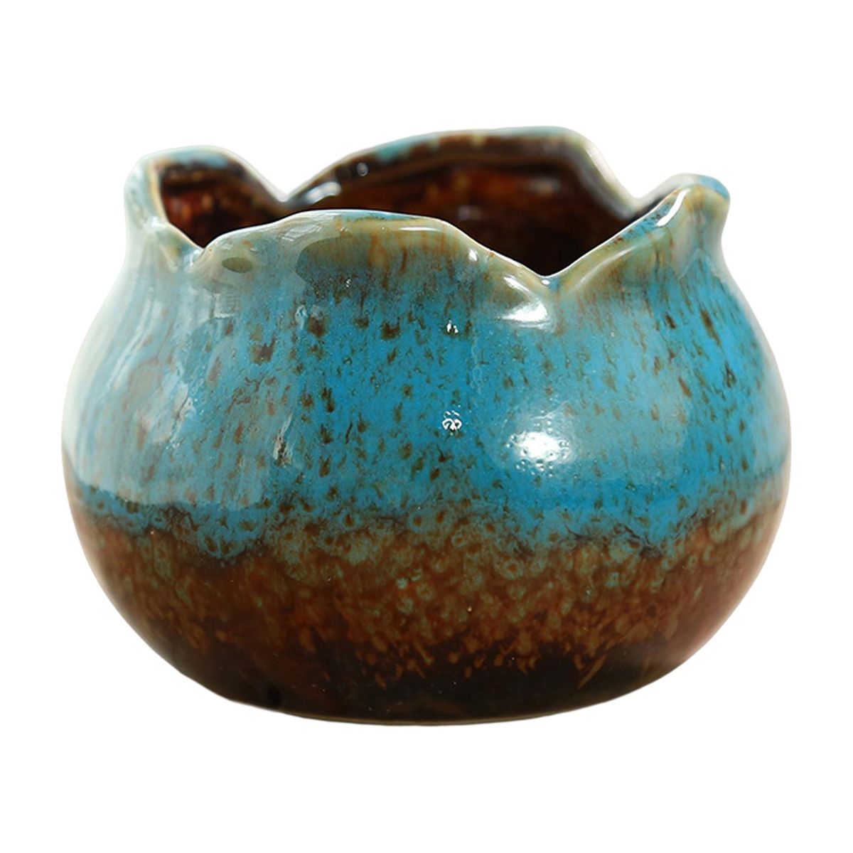 Plant Pot Succulent Flower Pot Balcony Gardening Gift Blue