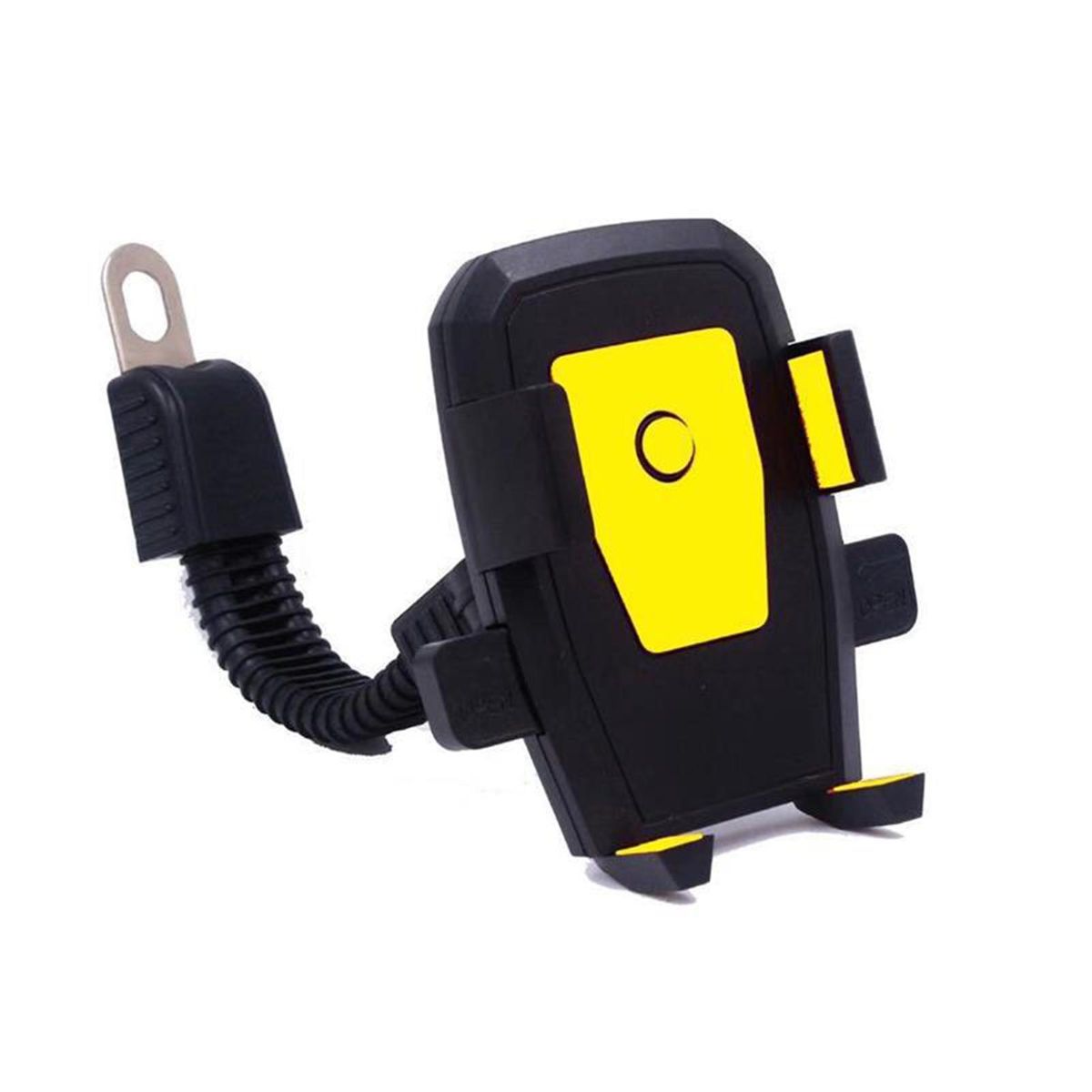 Motorbike Phone Holder Anti-shaking Electrocar Phone Holder Yellow