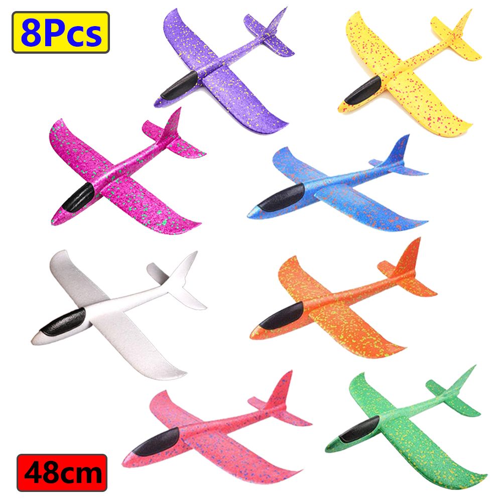 Foam Glider Planes Airplanes Hand Throwing Toy 36CM 48cm Flight Mode Inertia