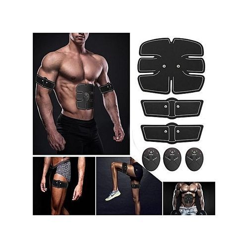Six Packs Abs Trainer & Tummy Trimmer Fat Burner - Black