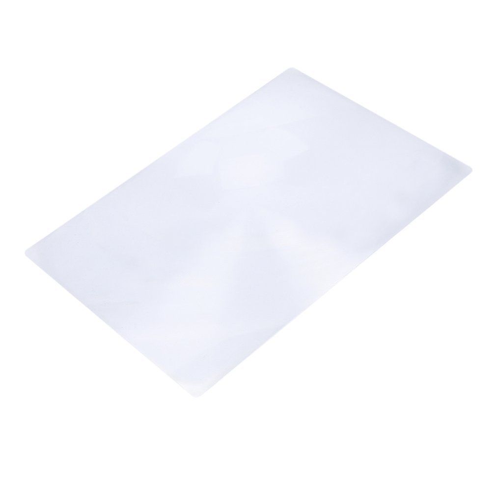 XL Full Page Magnifying Sheet Fresnel Lens 3X Magnification Magnifier Silvery