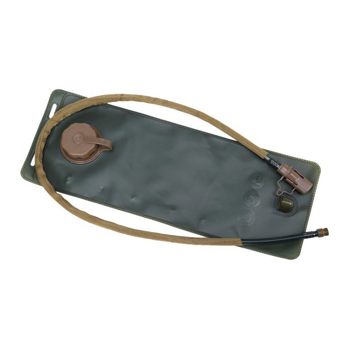 Water Bladder Hydration Backpack Bag Rucksack Water Khaki 2.5L 16x39cm