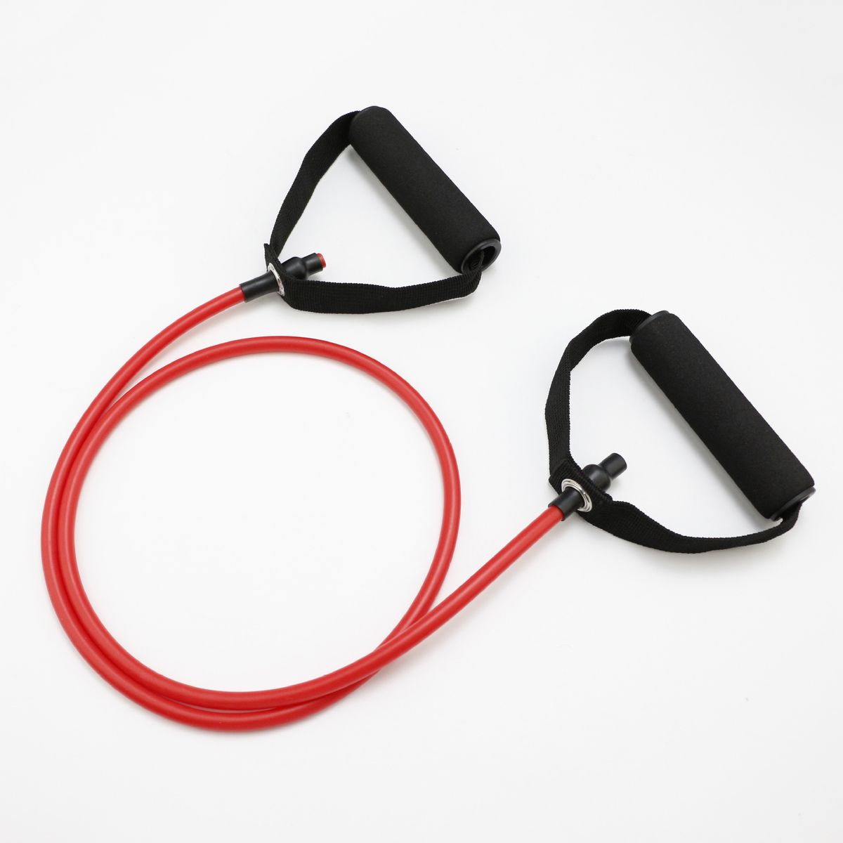 5 Levels Resistance  Yoga Pull Rope Bands Handles Elastic Sports Bodybuild Home Gym-Red