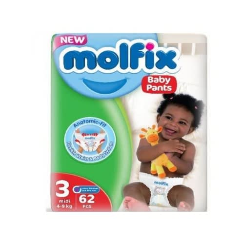 Baby Pants - Size 3 - Anatomic-fit -  62 Pieces