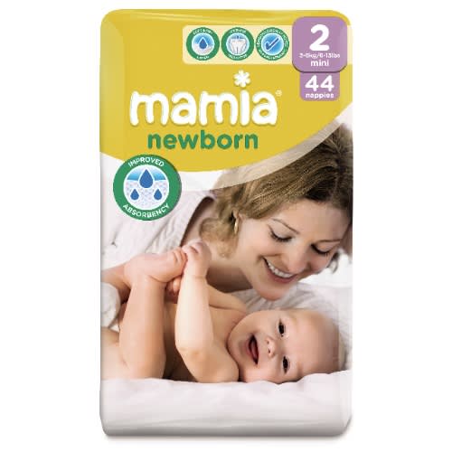 UK Newborn Diaper -Size2 - 3-6kg -44 Nappies x2 (88 Counts)