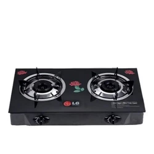 Table Top Two Burner Glass Gas Cooker