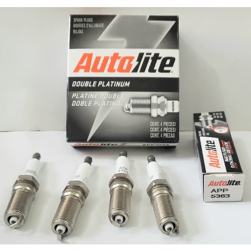 App 5363 Double Platinum Spark Plug - 4 Pieces