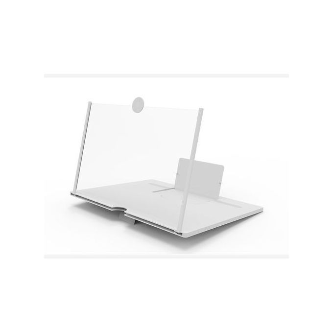 Folding Phone Screen Magnifier-White