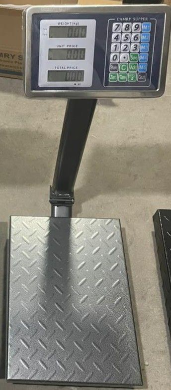 DUAL DISPLAY DIGITAL PLATFORM SCALE 100kg