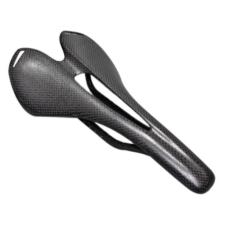 Full Carbon Fiber Bike Saddle Lightweight Matte Bicycle Saddle Seat Cushion for MTB Road Bike Folding Bike