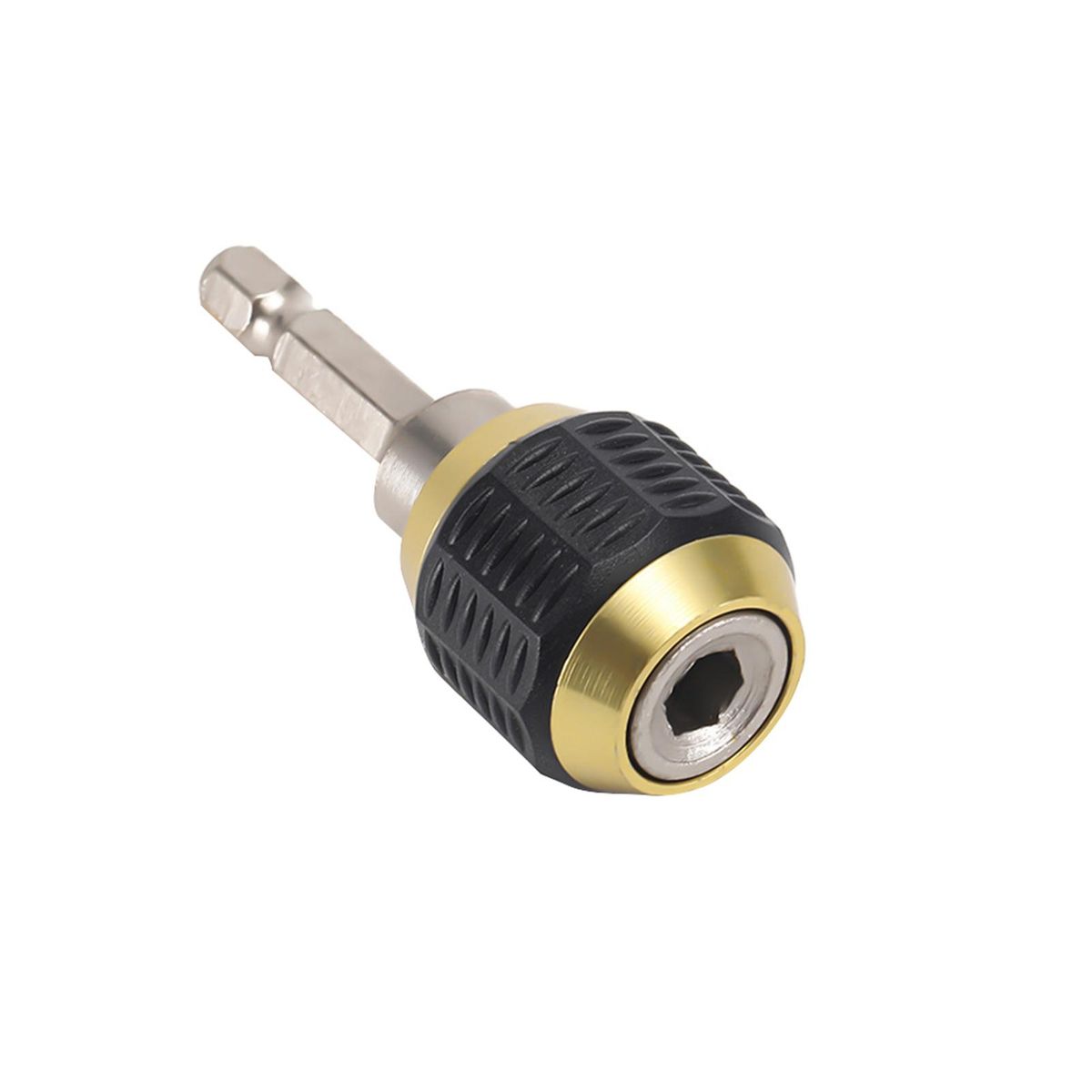 Quick Change Bit Holder 1/4 Inch Hex Shank Drill Bit Extension Chuck Adapter Connector Built-in Spring Quick to Install and Release