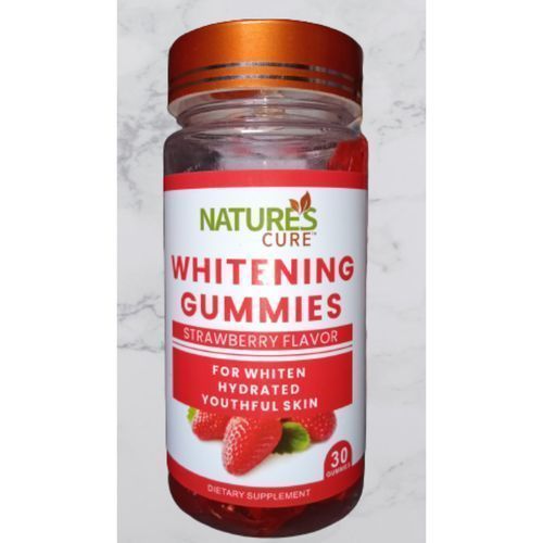 Nature'S Cure Skin Whitening Gummies- Strawberry Flavour