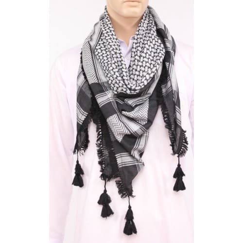 Palestinian Unisex Dope Scarf -Arafat - Black