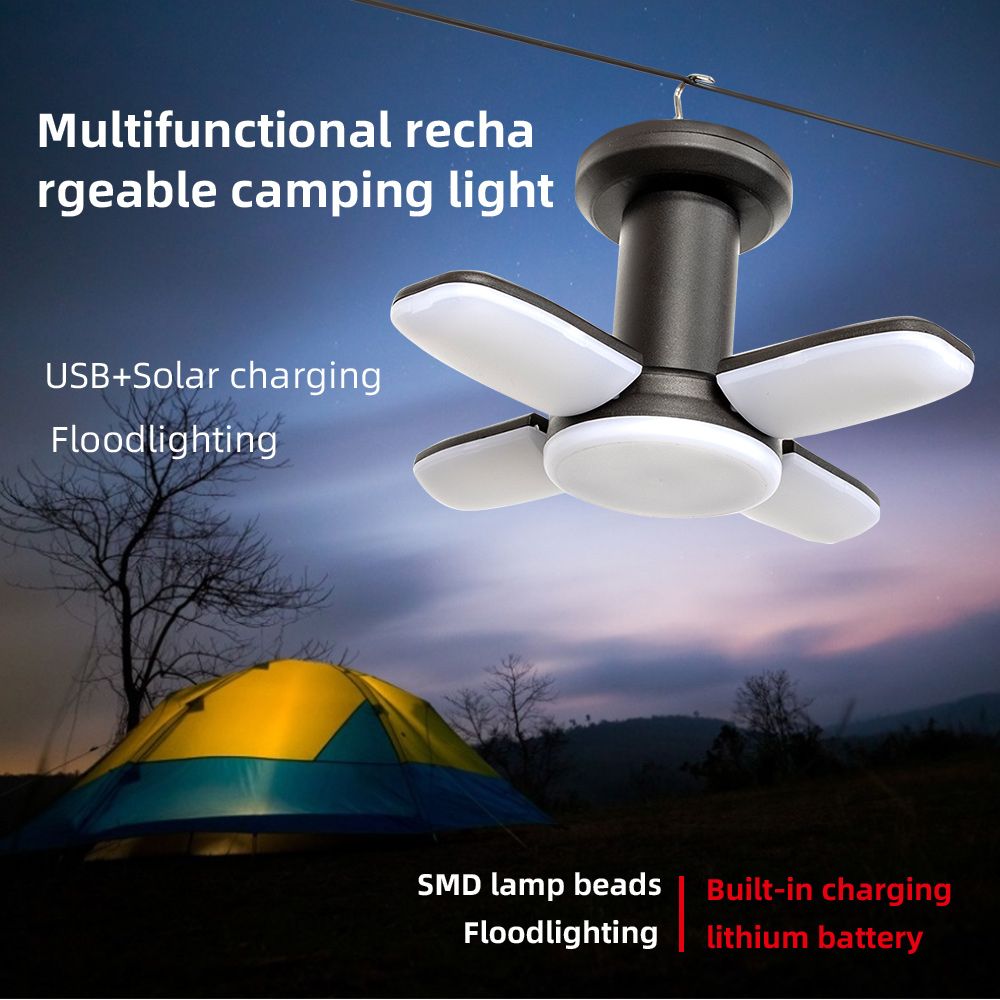 LED Camping Lights Solar Pendant Lights USB Charging Lights
